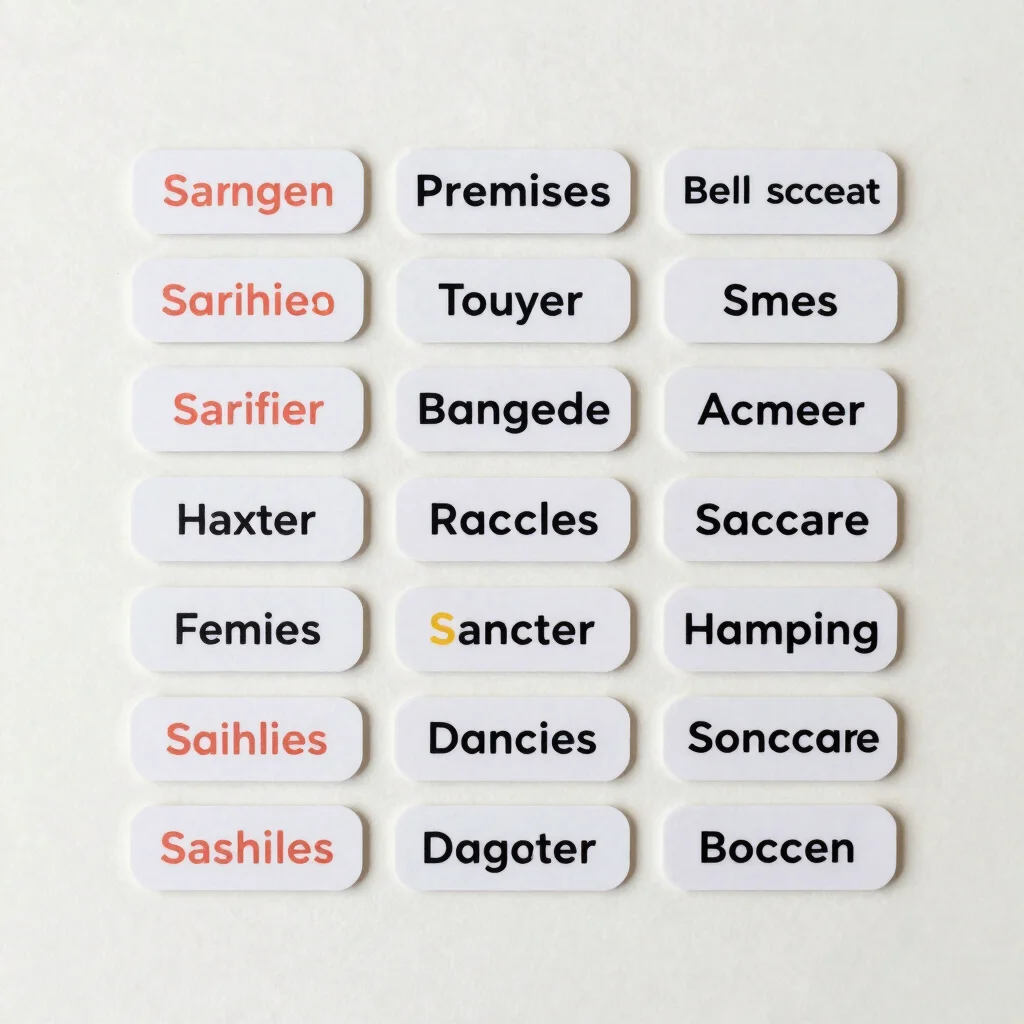 School Day Label Set